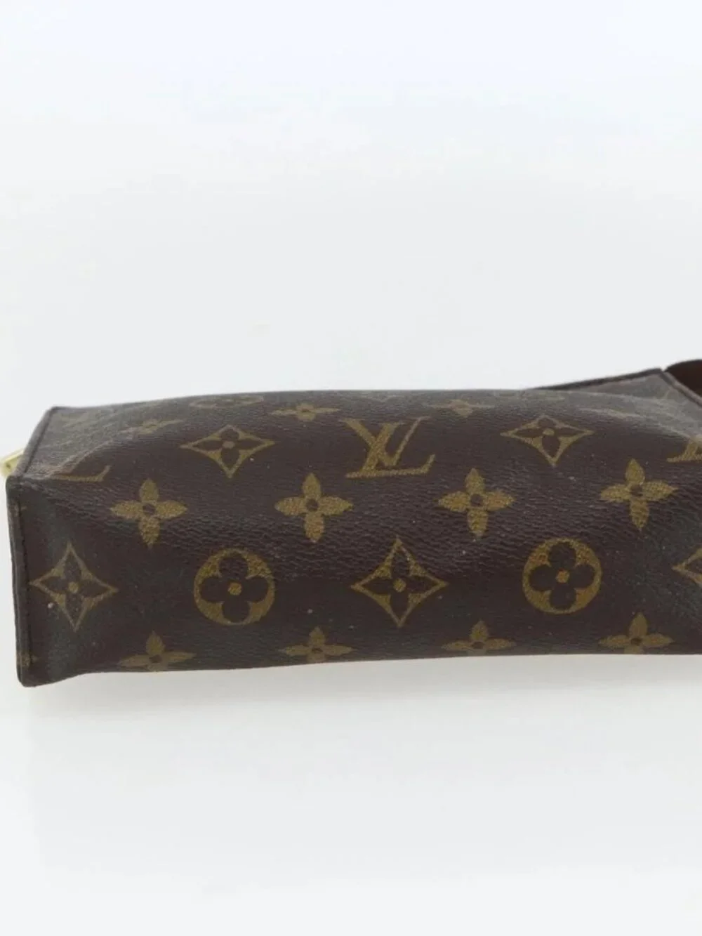 LOUIS VUITTON Monogram Poche Toilette 19 Pouch M47544 LV Auth 170581